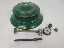 Vintage Coleman Lantern Model 220K Double Mantle Green Parts Lot