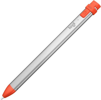 Logitech Crayon Digital Pencil for All Apple iPad Pros (2018 Or Later) - Orange
