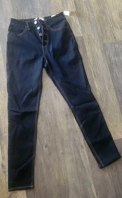 Basic blue stretch jeans