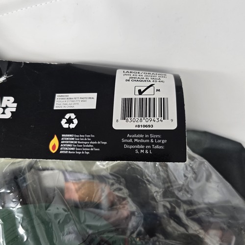 Star Wars Boba Fett Kostüm für Erwachsene neu unbenutzt Target exklusiv - Bild 6 von 10