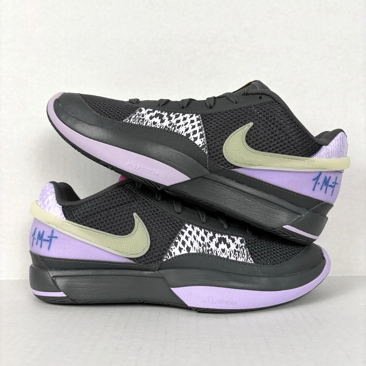 Nike Ja 1 Personal Touch Grey Purple Basketball Shoes DX2294-002 Men’s Size 7 Nike Ja 1 Personal Touch for Sale | Authenticity Guaranteed  main image 3