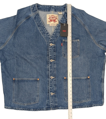 NEW* Size XL - LEVIS - Mens Union Engineer Jacket Denim Cardigan
