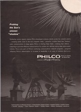 Philco Ford Motor Company Vintage Magazine Ad Space Age Antennas 1962