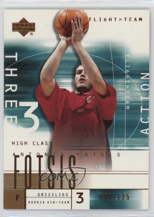 2001 Upper Deck Flight Team Copper 99/125 Antonis Fotsis (Action) Rookie RC 0c4
