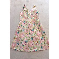 Vintage Karin Stevens Paisley Floral Sleeveless Sundress Multicolor Size 14