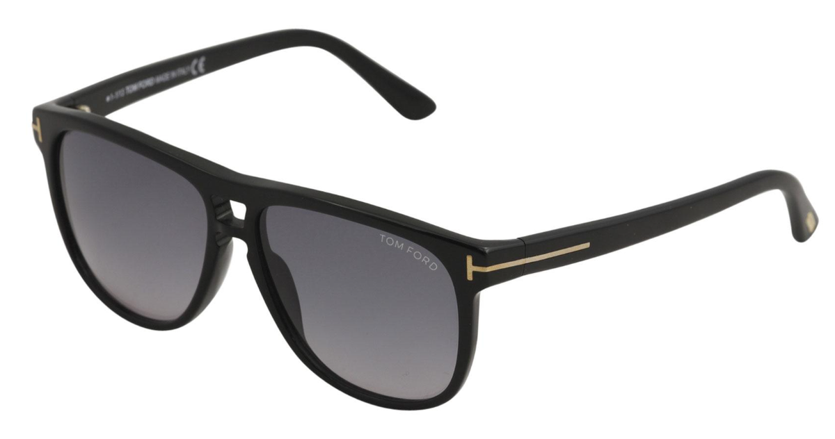 Tom Ford TF 288 01N Lennon Black with Gray Blue Gradient lenses 