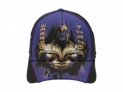 Original Thanos Hut Avengers Marvel Offizieller Handschuh Schwarz Verstellbar...
