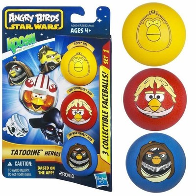 Angry Birds Star Wars A2634 Tatooine Heroes / Demolis Lance Tire / Collector 1/3