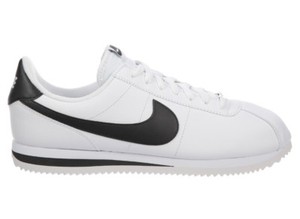 Nike Cortez Basic Leather Mens 819719-100 White Black Running Shoes Size 12 884776914521 | eBay