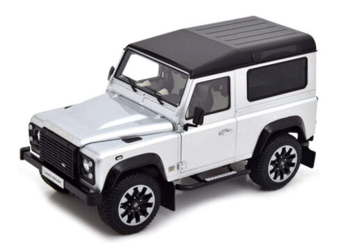 2018 LCD Models 1:18 LAND ROVER DEFENDER 90 WORKS V8 70TH EDITION SILVER - Picture 1 of 3