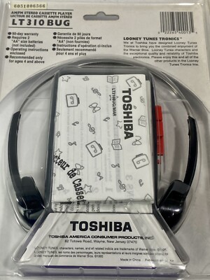 New Bugs Bunny cassette Walkman Toshiba Looney Tunes Tronics 1995