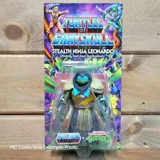Turtles of Grayskull Stealth Ninja Leonardo TMNT MOTU Origins 6" Action Figure
