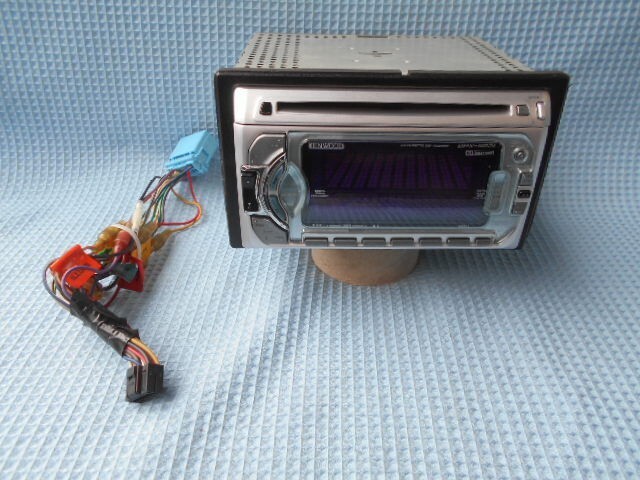 KENWOOD DPX-4021 Car Audio CD Cassette DSP Receiver Silver w KENWOOD DPX-4021 Car Audio CD Cassette DSP Receiver Silver w