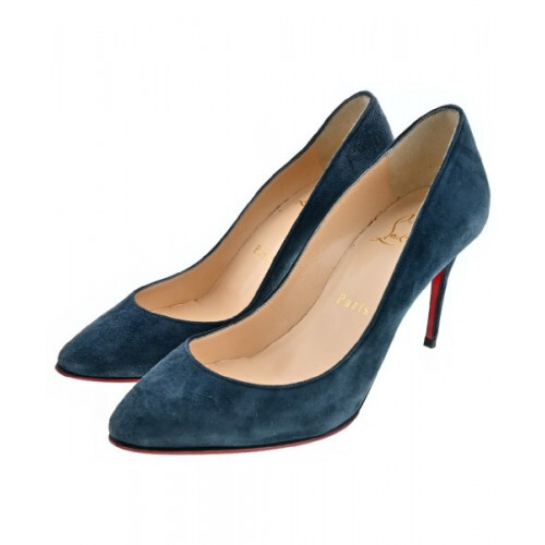 【関税&送料込】Christian Louboutin Manuka Coloured Suede Ka Christian Louboutin Suede Pointed-Toe Pumps in Dark-Blue