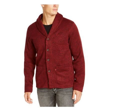 levis mens cardigan