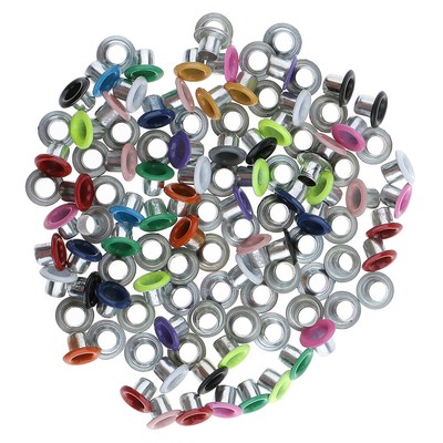 100pcs Metal Eyelets Wölbung für Leathercraft Scrapbooking DIY 3mm 4.5mm