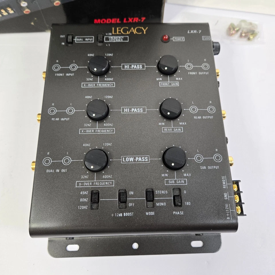 Legacy LXR-7 6 Channel Electronic Crossover Network Optimize Car Audio Quality - Image 3 of 4