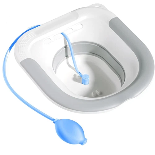 Vital Comfort Einsatzbidet, faltbares Sitzbad für die Toilette/Toiletteneinsatz - Bild 1 von 11
