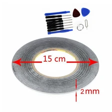 2mm black For 3M Sticker Double Sided Tape Adhesive cell phone repair +tools USA