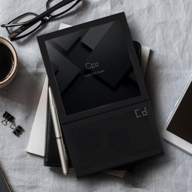 KM5 CP-2 Portable CD Player Instant Disk Audio Black Bluetooth