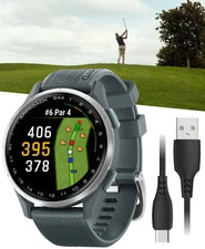 Garmin Approach S44 Golf GPS Smartwatch Silver/Twilight