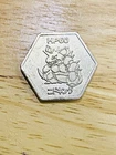 Nidoking Pokemon  Metal Coin Medal   Nintendo From Japan J-20   F/S