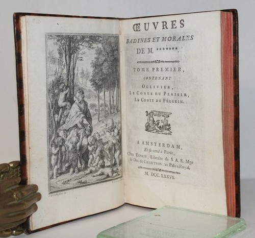 CAZOTTE, Œuvres badines et morales de M******, 2 vol, 1776 - Picture 3 of 6