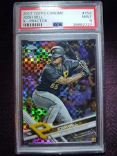 Josh Bell ⚾ 2017 Topps Chrome RC  ROOKIE XFRACTOR #158  PSA 9 MINT 