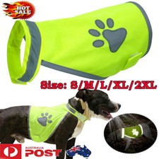 Reflective Dog Safety Vest High Visibility Fluorescent Pet Hi Vis Jacket Cloths