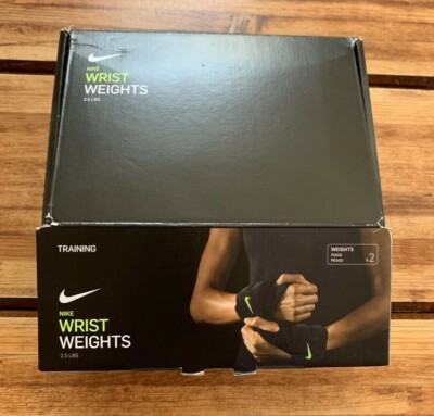 Nike Wrist Weight Pair Sweat-Wicking Lining Adjustable
