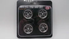 SMOOTH SPOKE TORQUE THRUST 4 WHEELS & TIRES & ROTORS SET 1:18 GMP ACME A1807220W