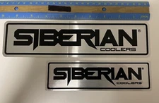 Siberian Coolers Lot of 2 Stickers Decals Outdoor Fishing Hunting Camping