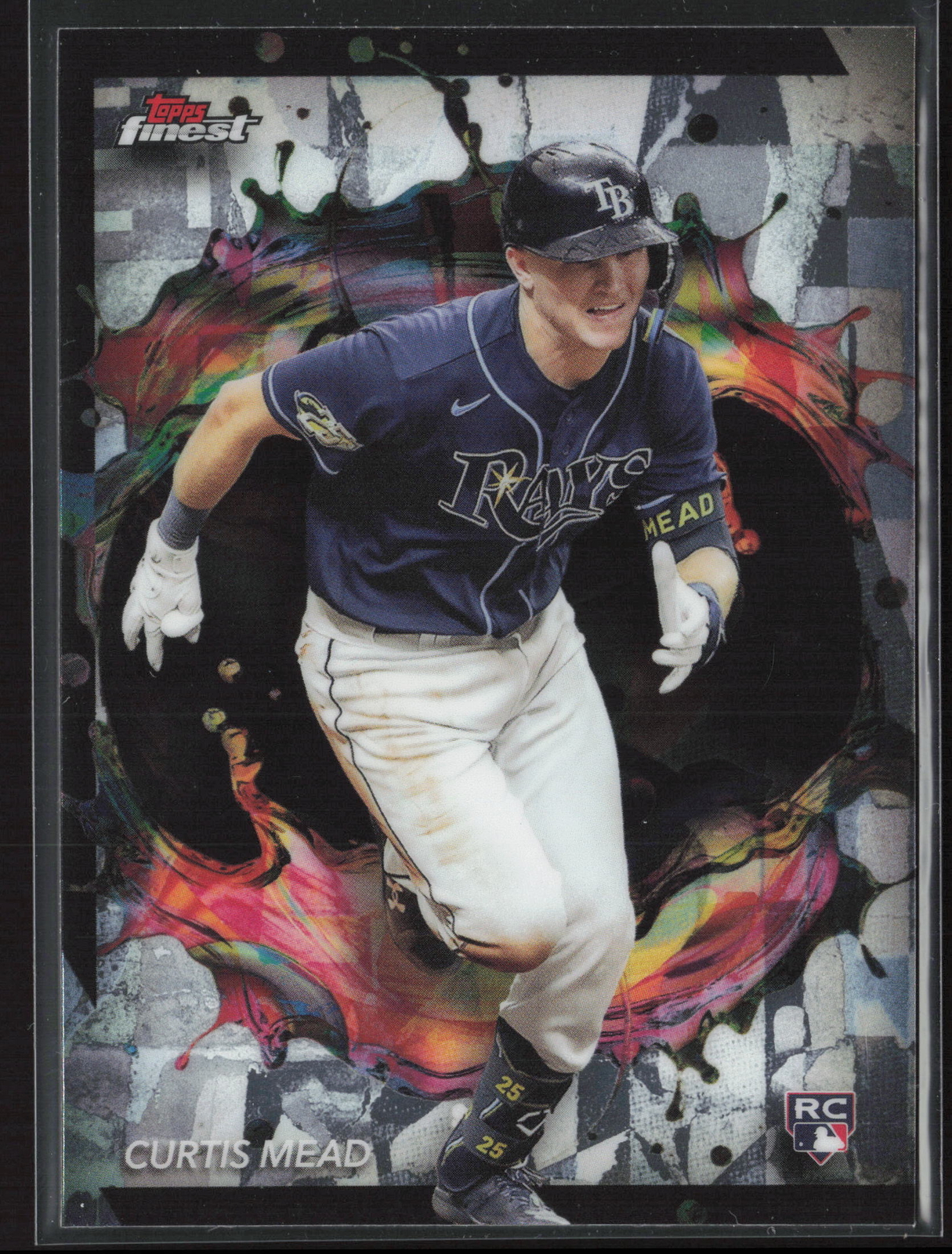 2024 Topps Finest Curtis Mead 288 RC Rare | Tampa Bay Rays