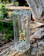 Thick Glass Ash Catcher bowl 18mm Male 90 Degree  Downstem  Fixed Frog Design