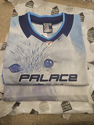Palace Jersey Hockey Building Your World Hockey Jersey Blue Size