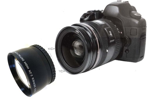 52mm 2.2X Telephoto Lens For PENTAX K-70 K-30 K-7 K-5 II, KF with DA 18-55mm - 第 1/7 張圖片