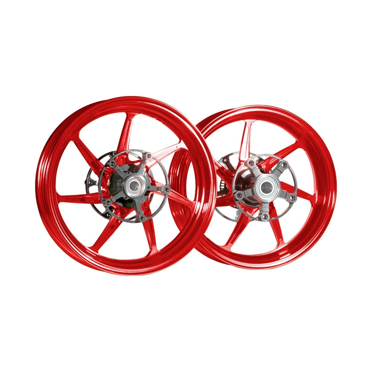 MOS TF07 Forged Alloy Wheels for Yamaha TMAX 560 2022-2024 Red | eBay
