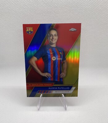Alexia Putellas Gold Refractor /50 2022/23 Topps Chrome Barcelona