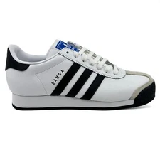 Adidas Samoa White Black Mens Athletic Sneakers