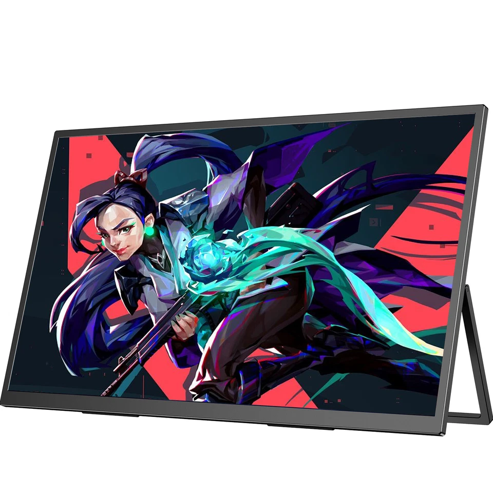 UPERFECT 18,5 Zoll 120Hz Tragbarer Monitor 1080P Zweites Display HDMI Typ C VESA