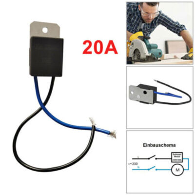 20A bis 230V Sanftanlauf Modul Softstart Schalter für Maschinen Elektrowerkzeuge
