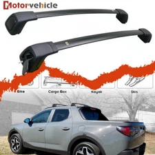 Lockable Cross Bars For Hyundai Santa Cruz 2022-2025 + Luggage Roof Rack Rails