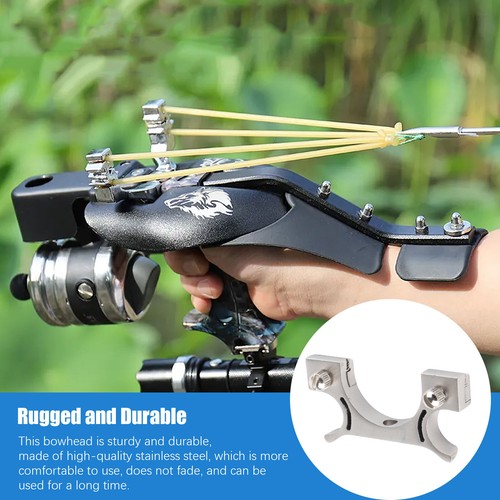 Stainless Steel Extended Slingshot Head For Hunting NEW - Picture 22 of 22