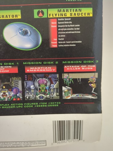 New 1996 Trendmasters Mars Attack Martin Trooper w/ Firing Proton Ray Blaster - Picture 10 of 12