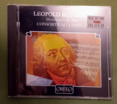 Leopold Kozeluch - Divertimenti for Bläser (CD 1998) SEALED-NEW