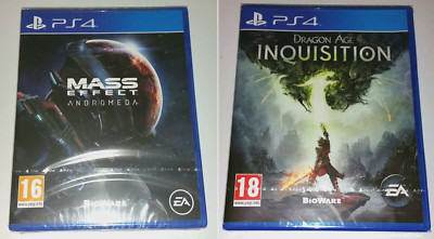 Dragon Age Inquisition und Mass Effect Andromeda PS4 Neu & Sealed UK PAL Ver