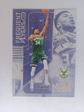 22/23 2022-23 Panini Hoops Giannis Antetokounmpo Frequent Flyers #4 Bucks Insert