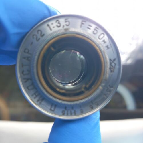 KMZ Industar 22 f/3.5 50mm Collapsible Lens Red P USSR Leica L39 M39 #17009 - Picture 19 of 22