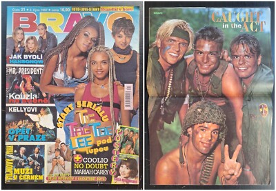 TIC TAC TOE COVER, CAUGHT IN THE ACT POSTER, No. 21/1997, CZECH