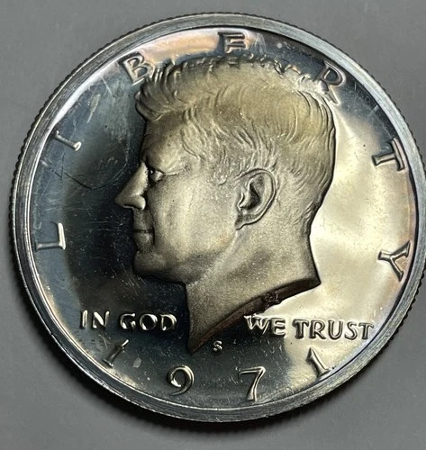 1971-S Kennedy Half Dollar Clad Proof With Haze